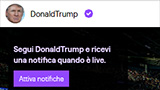 Donald Trump è adesso tecnicamente un twitcher: ecco il canale ufficiale del Presidente