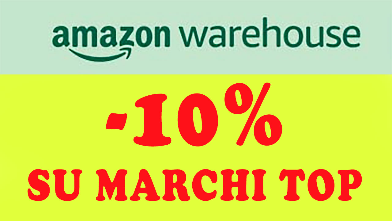 Warehouse a sorpresa: 10% di sconto sull'usato garantito