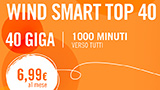 40 Giga di internet e 1000 minuti a 6,99 Euro, ma solo per pochi giorni: come attivare Wind Smart Top 40