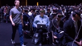 L'immagine più significativa dell'evento Samsung di ieri al MWC