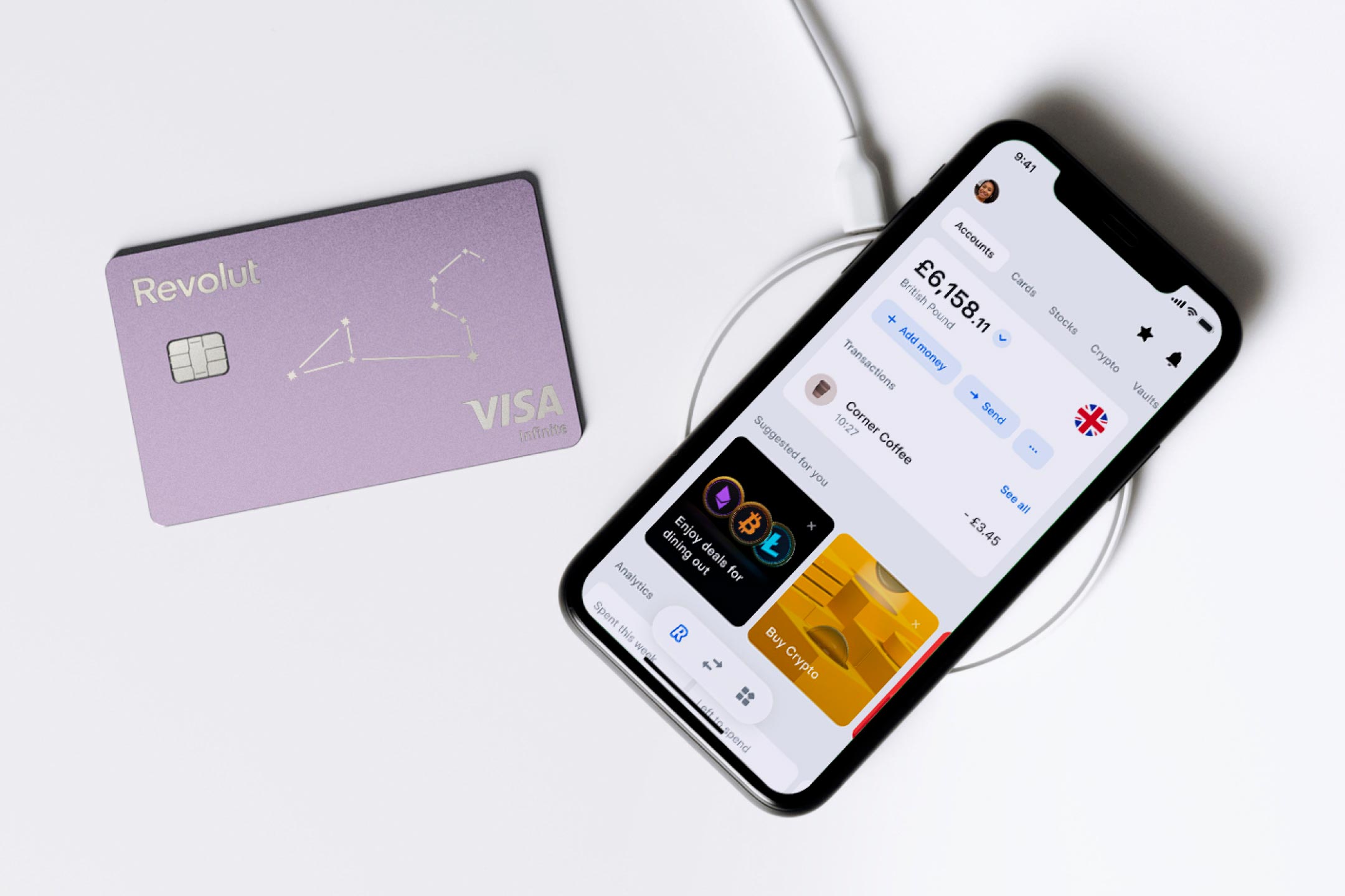 Revolut Carta di Debito personalizzabile Visa Smartphone