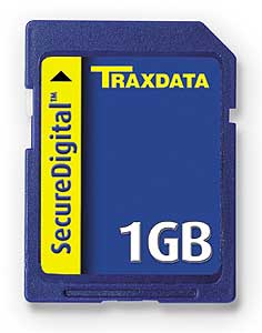 SecureDigital da 1GB da Traxdata