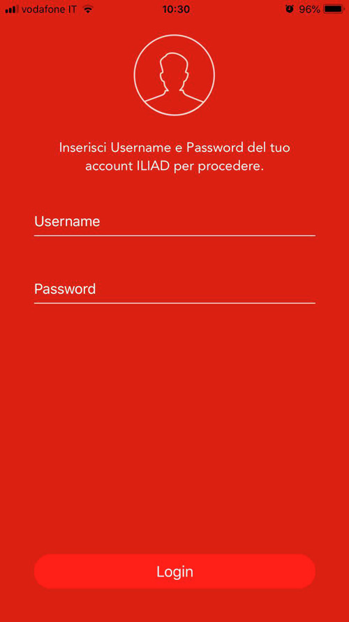iliad app da