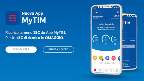 Tim Regala 5 Euro Con La Promozione Della Ricarica Dallapp