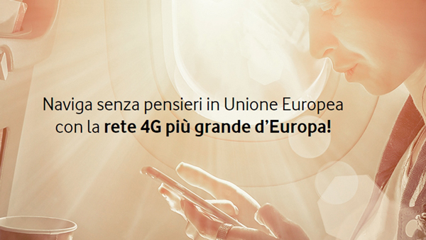 Vodafone Italia dal 15 giugno niente più roaming in Europa