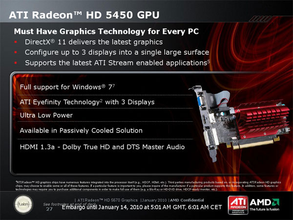 AMD Radeon HD 5400