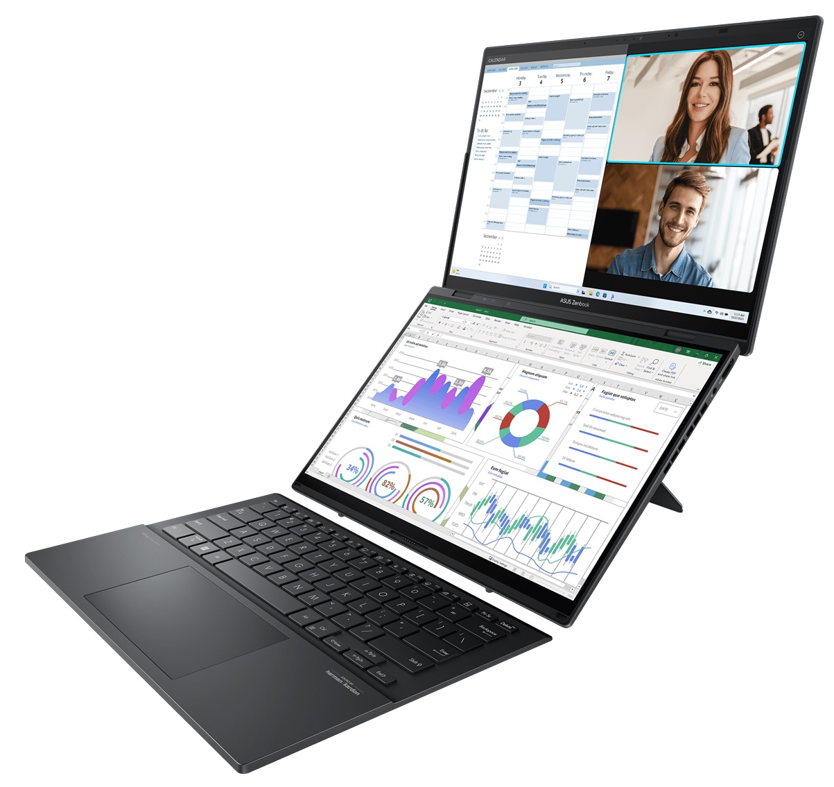 ASUS Zenbook Duo 2024 due schermi OLED in un portatile incredibilmente