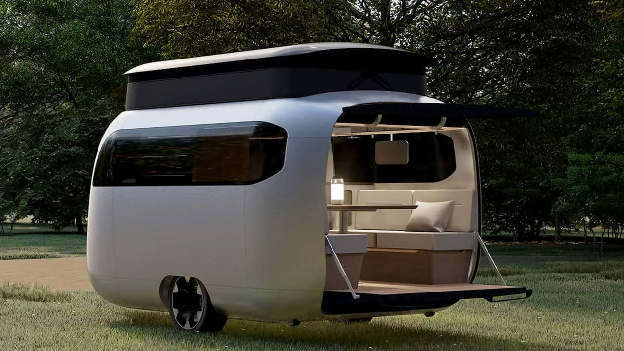 Airstream Porsche roulotte