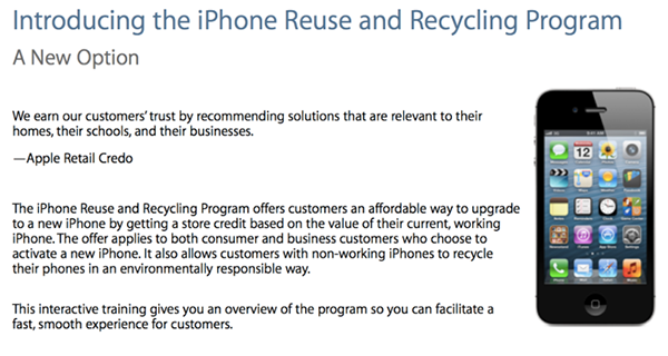 Apple programma permute trade-in