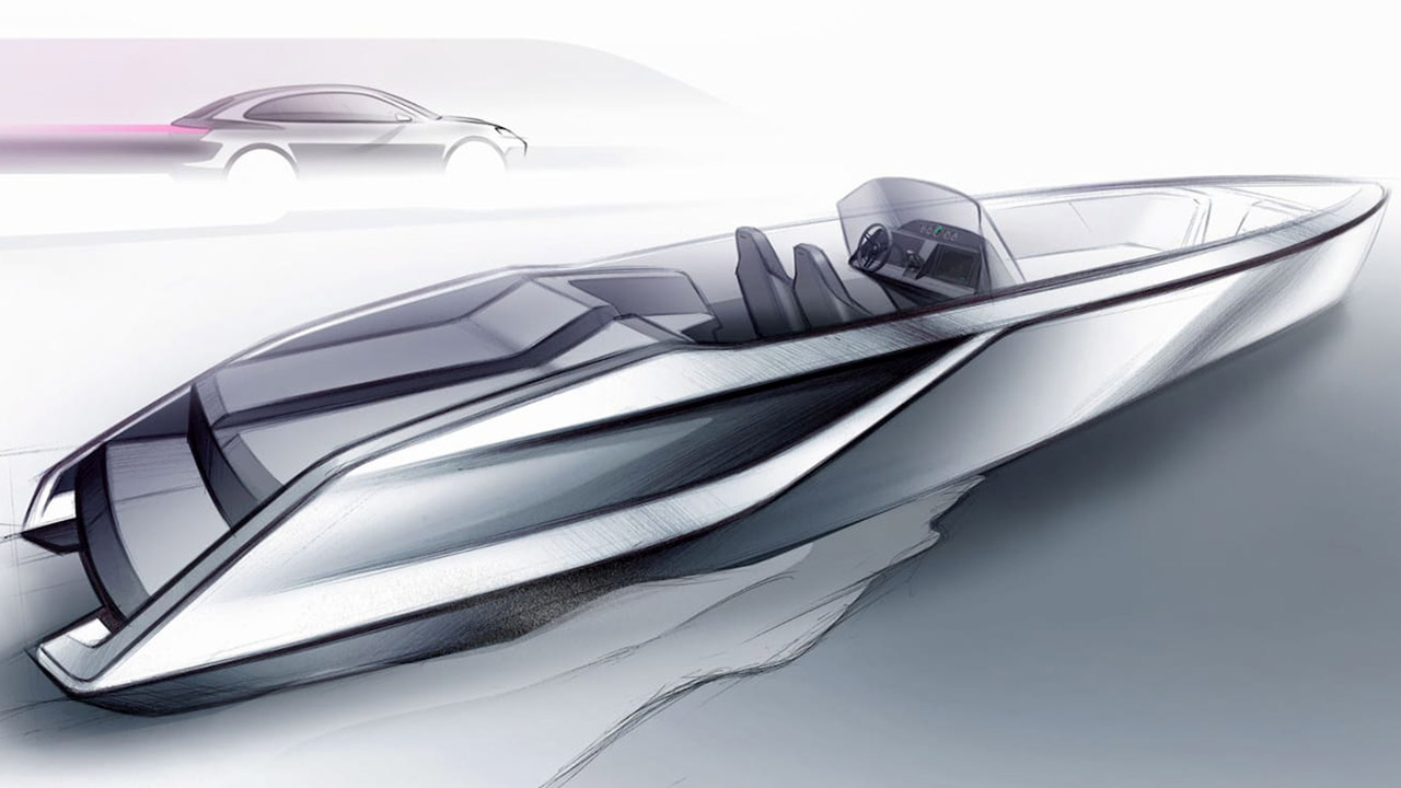 Porsche Macan EV Boat