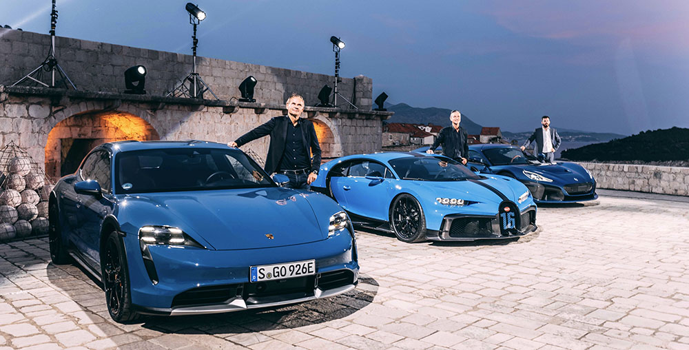 Bugatti Rimac Porsche
