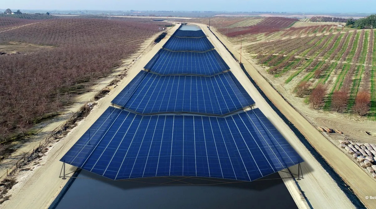 Impianti solari fluviali