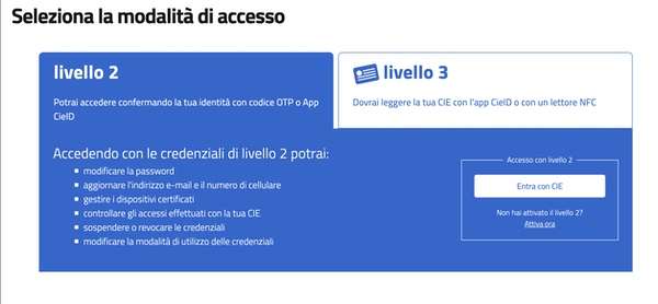 Cie livello 2