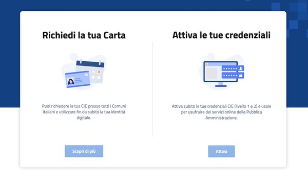 Cie credenziali