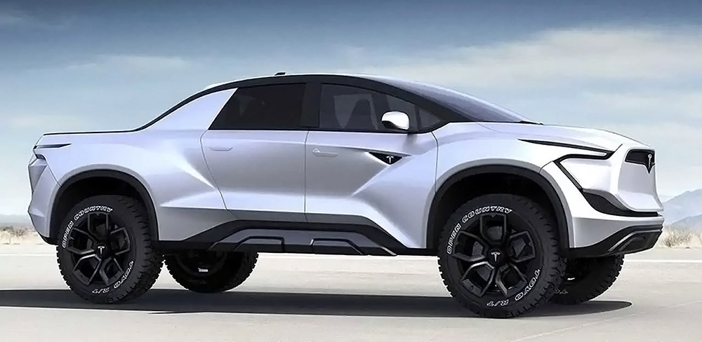 Cybertruck rendering