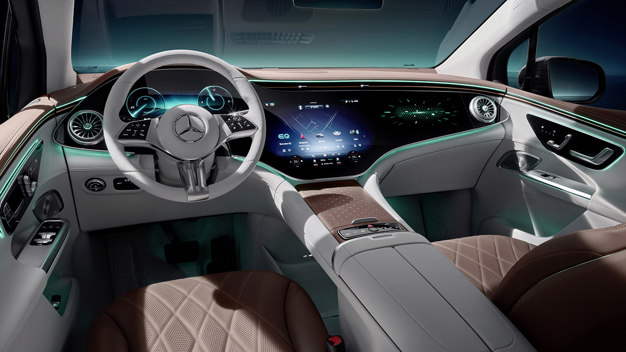 EQE SUV interior