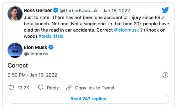 Tesla FSD Results
