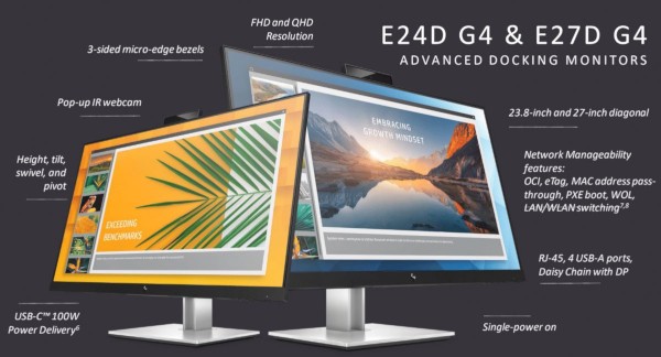 HP E24d G4 e HP E27d G4