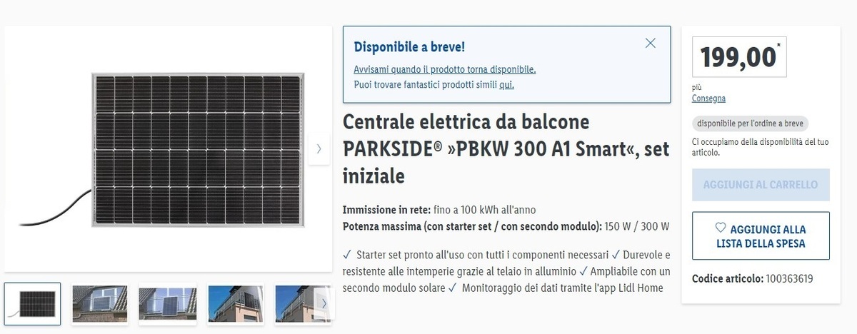 Lidl fotovoltaico recensione