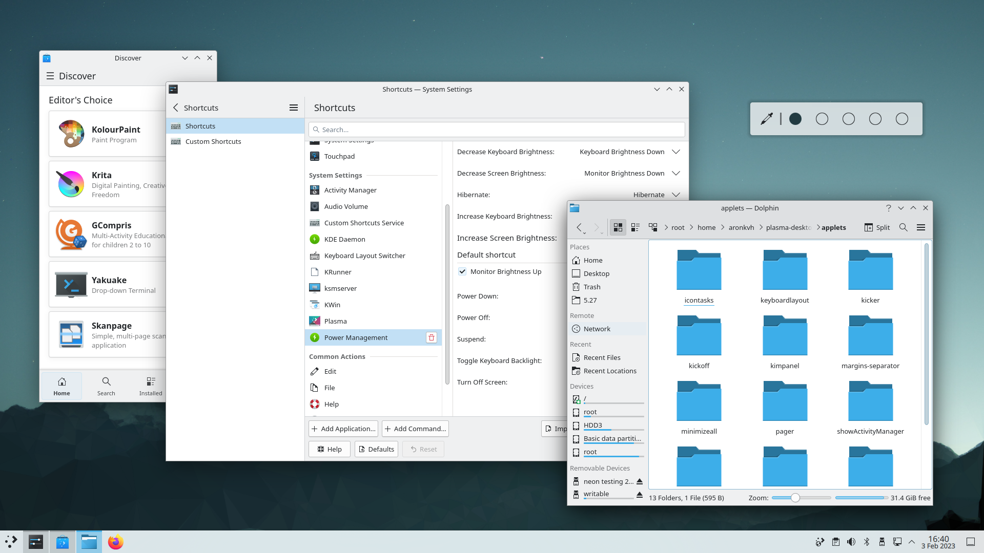 Linux KDE fullscreen_with_apps