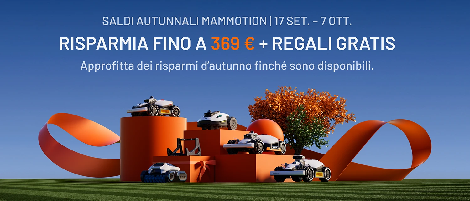 Mammotion promo autunno