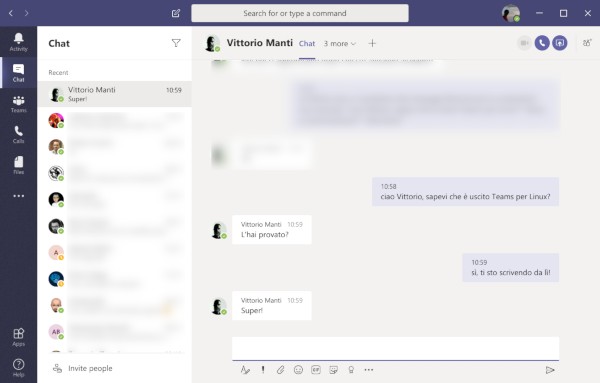 Microsoft Teams su Linux