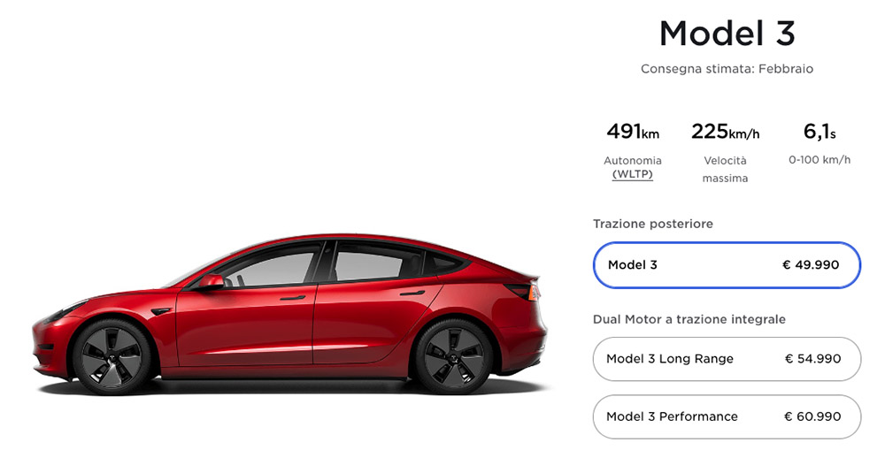 Tesla Model 3 2022