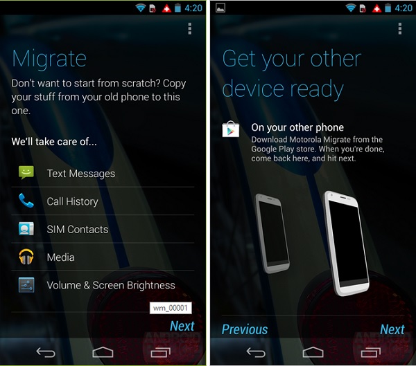 Nuove Funzioni Moto X