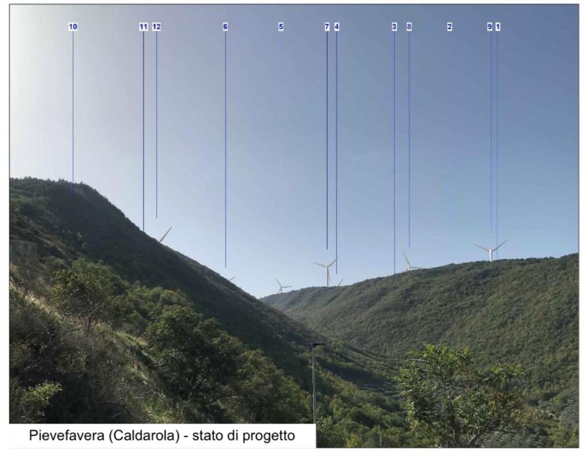 parco eolico Caldarola