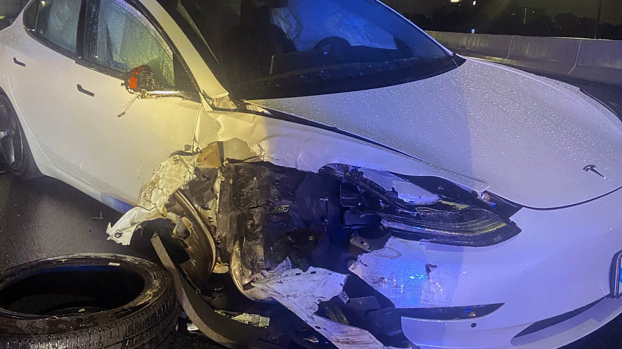 Tesla Crash
