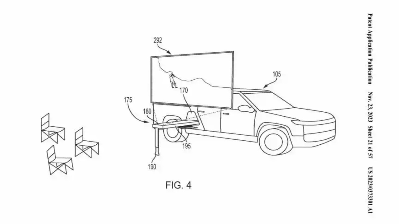 Rivian R1 cinema