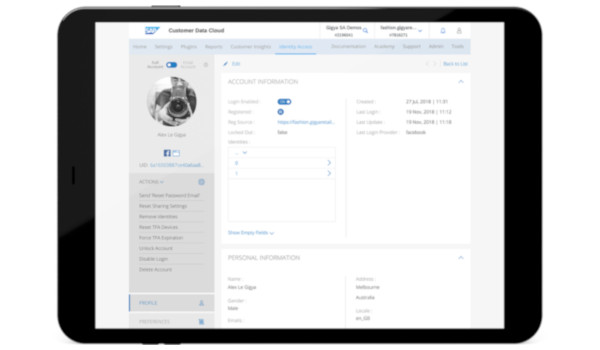 SAP Customer Identity and Access Management