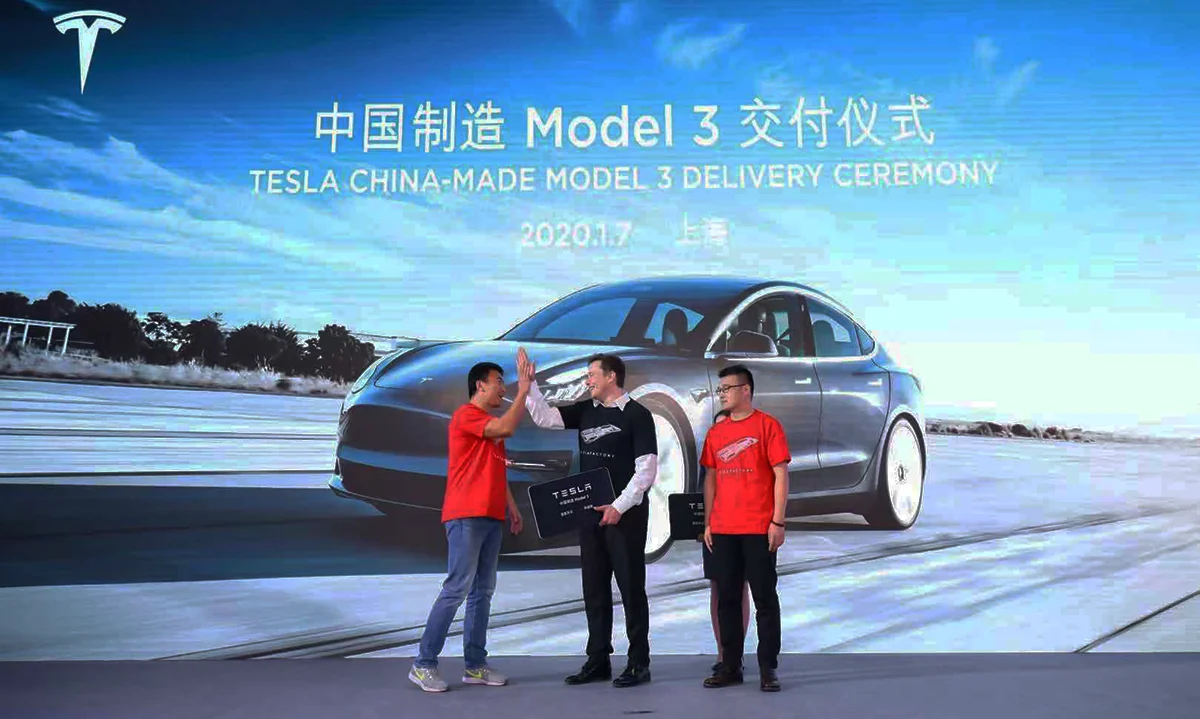 GigaShanghai first delivery