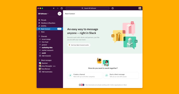 Slack Connect DM