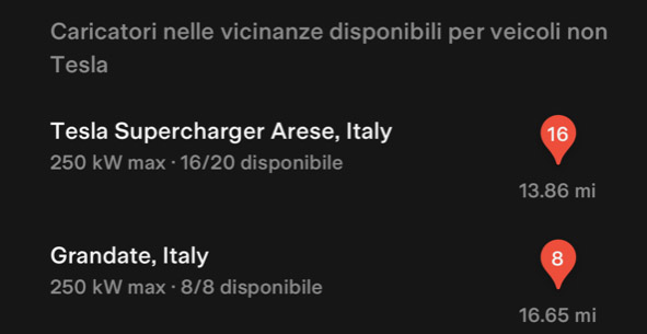 Tesla Supercharger Italia