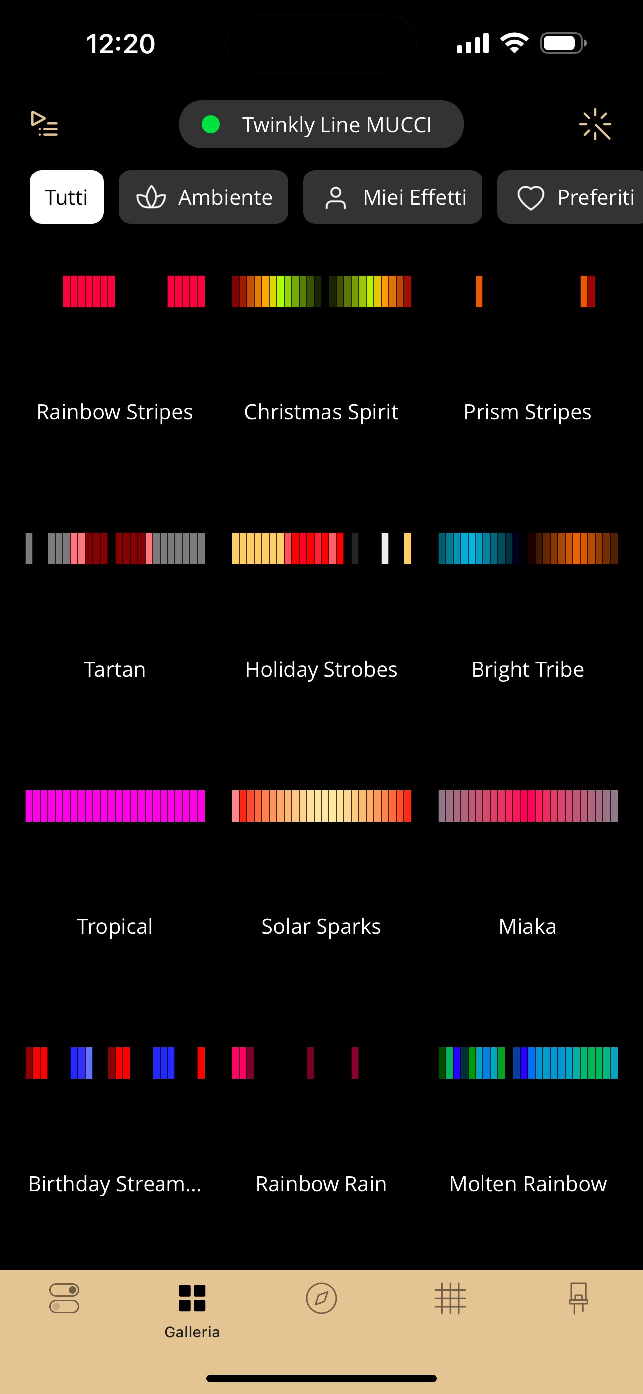 Striscia led multicolore con effetti dinamici 60 led/m - 1 led/pixel