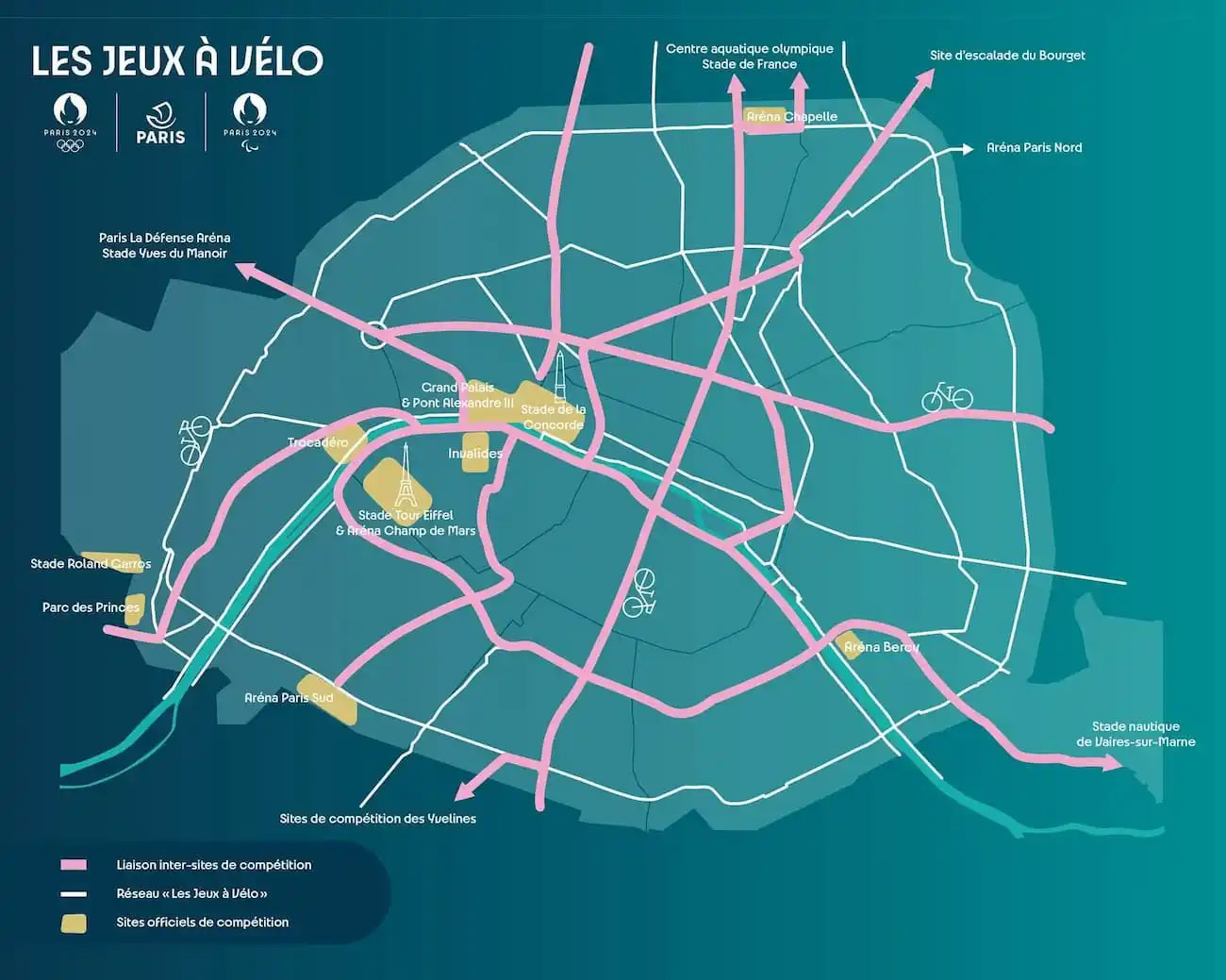 Paris bike lanes