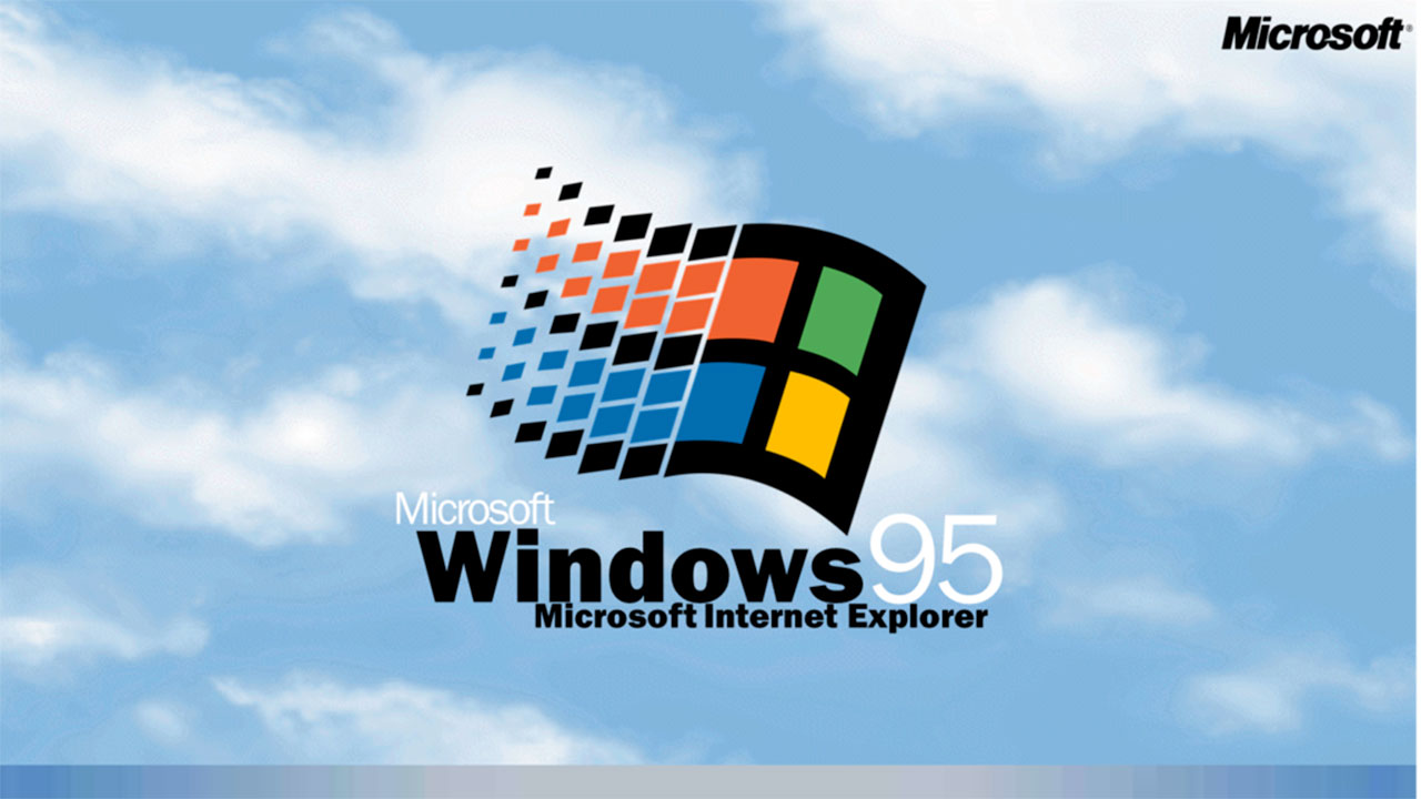 Windows 95, pantalla de inicio