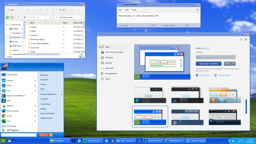 La grafica di Windows XP arriva su Windows 11 con WindowBliss 11