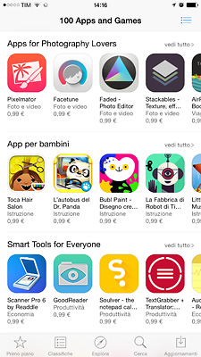 App Store, promozione