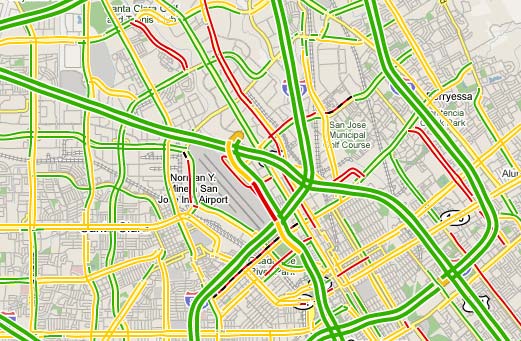 Traffico su google maps