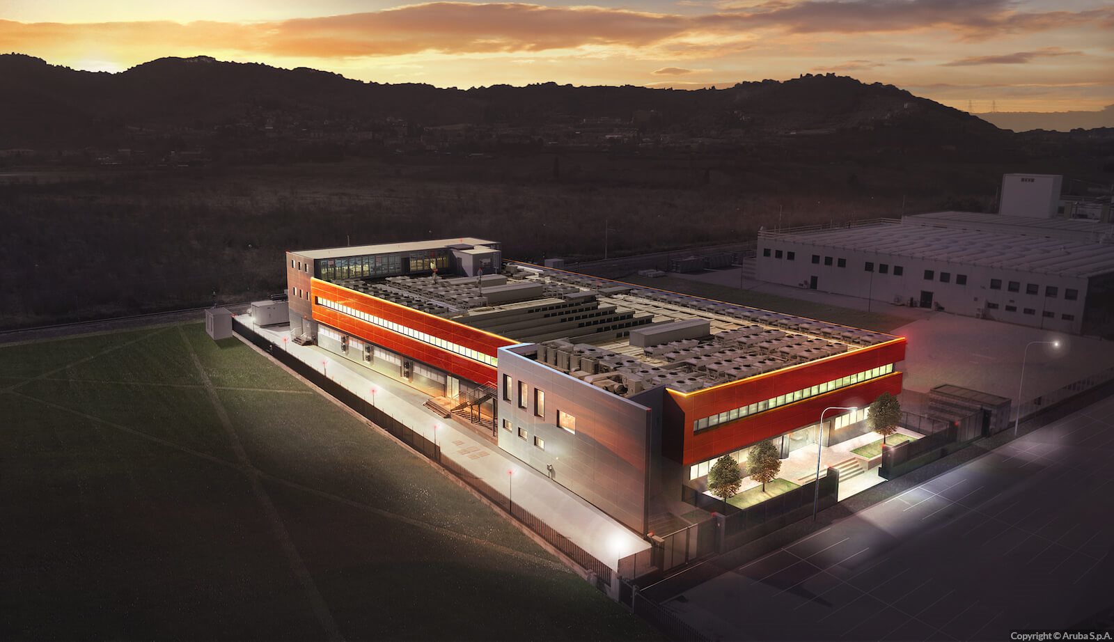 aruba data center outside