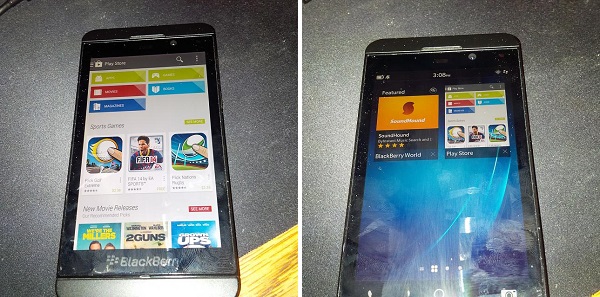 BlackBerry, Google Play Store