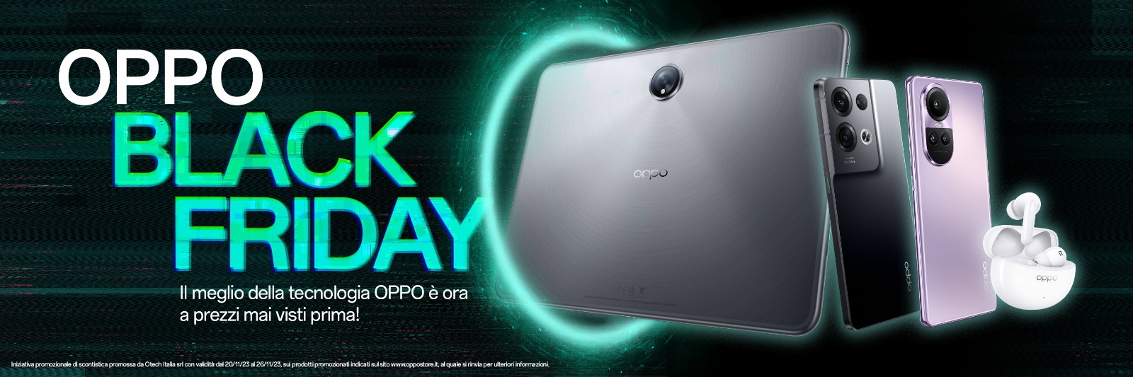 Inizia la Black Week di OPPO: offerte imperdibili su smartphone, auricolari  e smartband