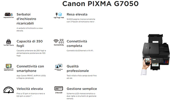 Canon Pixma G7050 Megatank