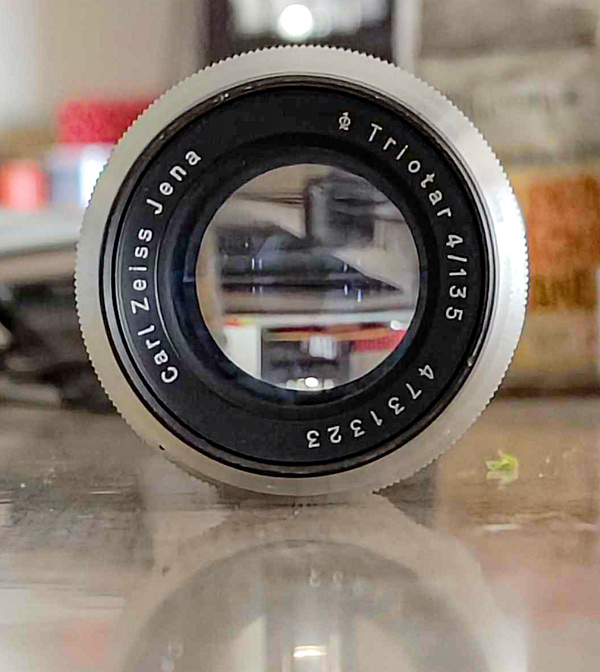 Carl Zeiss Jena Vintage Lens Triotar 4/135