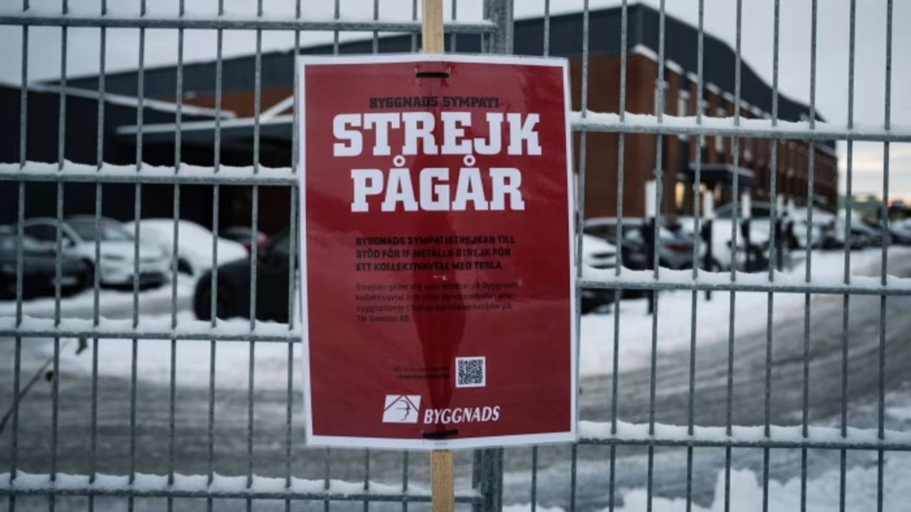 Sciopero Tesla Svezia Danimarca Finlandia