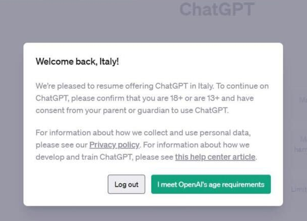 ChatGPT torna