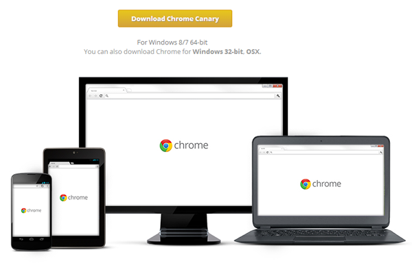 Google Chrome Canary, 64-bit