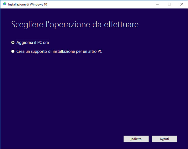 Come installare Windows 10 May 2019 Update